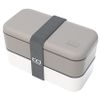 Boîte bento Original gris/blanc - Visuel 4